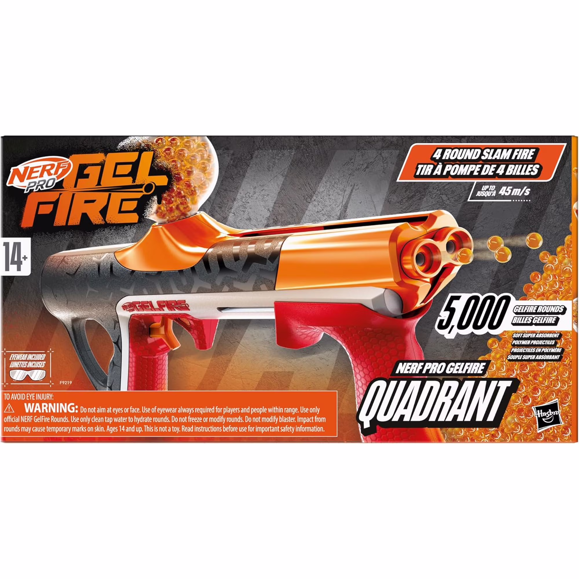 NERF Pro Gelfire Quadrant Blaster 5.000 Soft Super Absorben NERF Pro Gelfire Quadrant Blaster 5.000 Soft Super Absorben