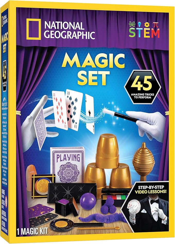 National Geographic Kids Magic Set 45 Magic Tricks