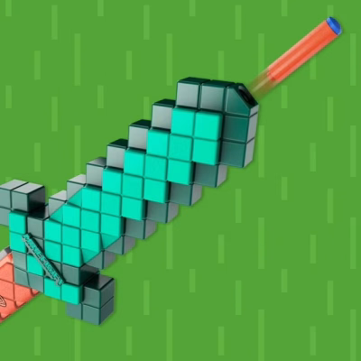 Nerf Minecraft Sword Dart Blaster 8 Nerf N1 Darts