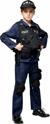Police Officer Swat Costume for Boys
