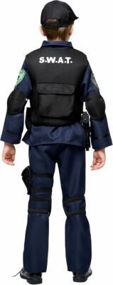 Police Officer Swat Costume for Boys