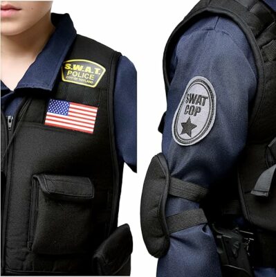 Police Officer Swat Costume for Boys