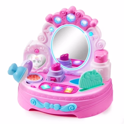 Princess Vanity Mirror Toy Pretend Play Vanity Set