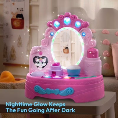 Princess Vanity Mirror Toy Pretend Play Vanity Set