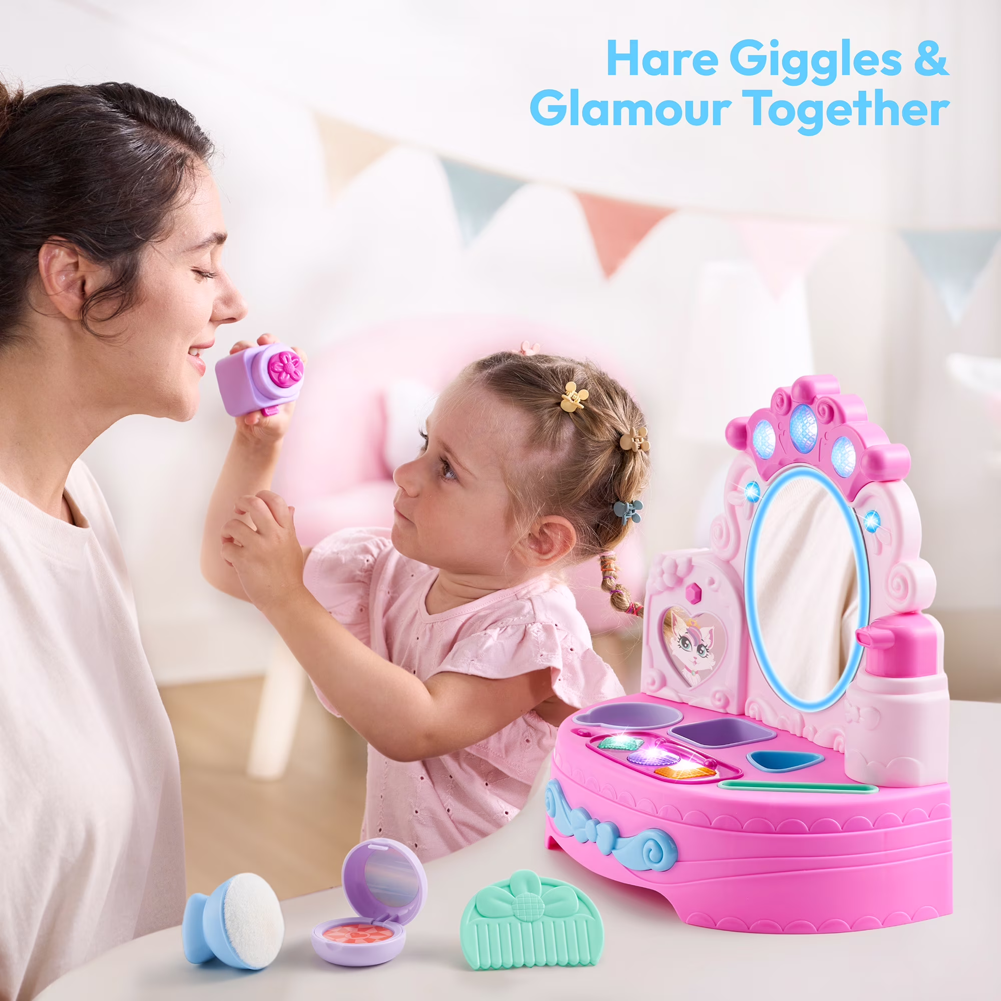 Princess Vanity Mirror Toy Pretend Play Vanity Set Princess Vanity Mirror Toy Pretend Play Vanity Set