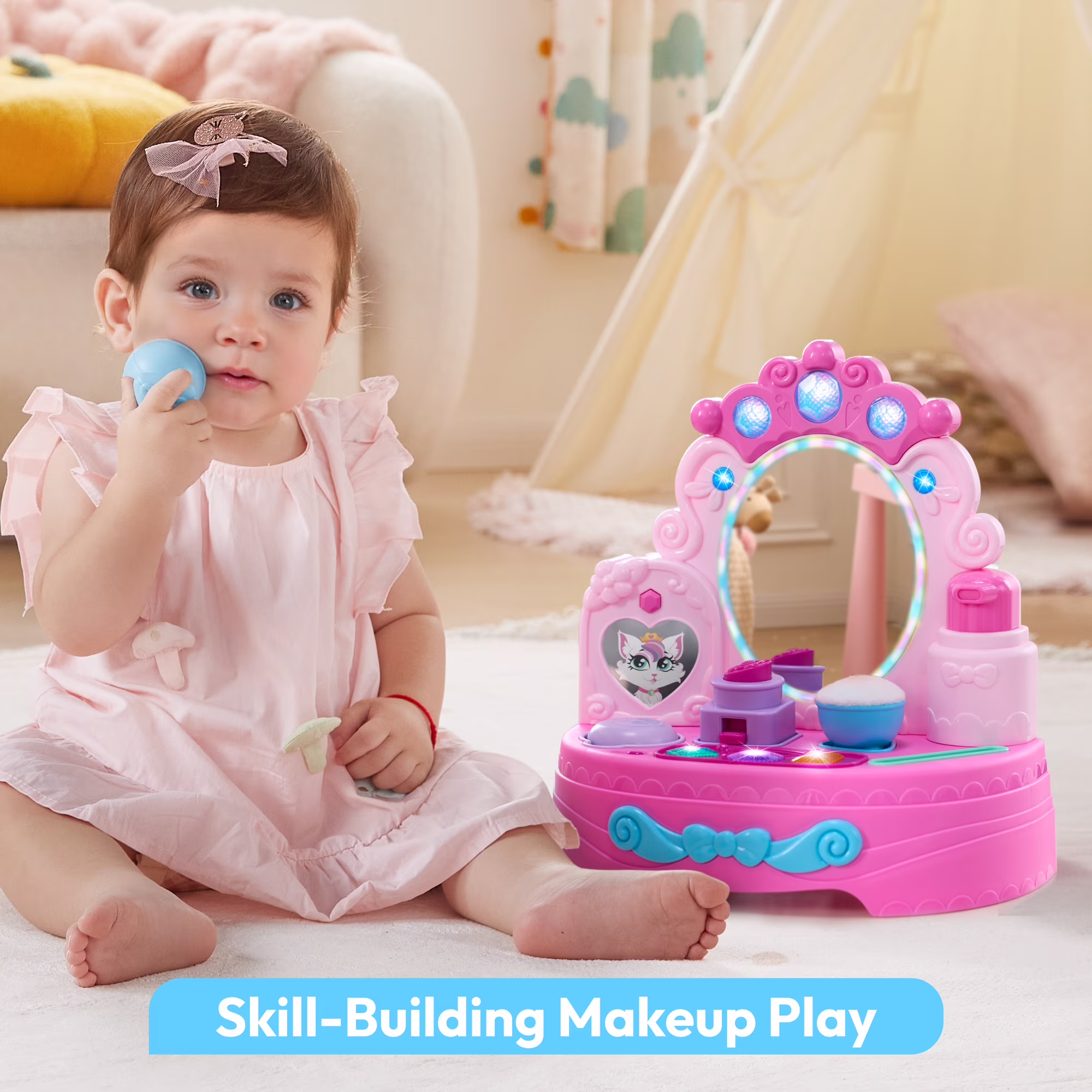 Princess Vanity Mirror Toy Pretend Play Vanity Set Princess Vanity Mirror Toy Pretend Play Vanity Set