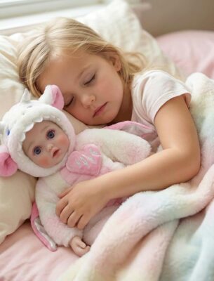 Realistic Cute Soft Body Baby Doll with Accessories