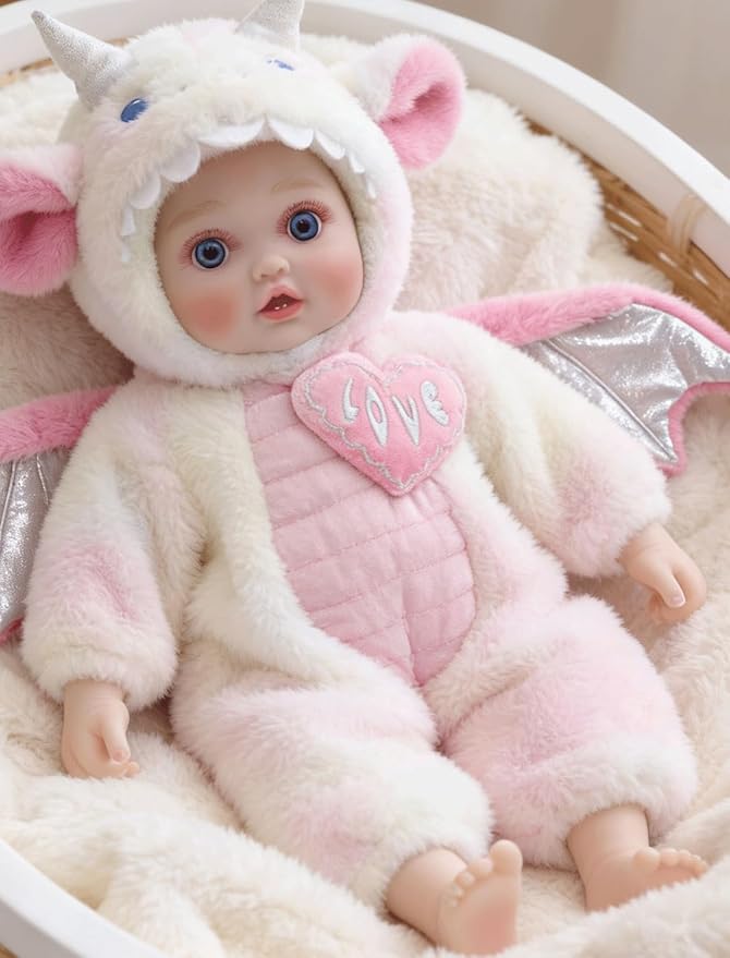 Realistic Cute Soft Body Baby Doll with Accessories 4 Realistic Cute Soft Body Baby Doll with Accessories