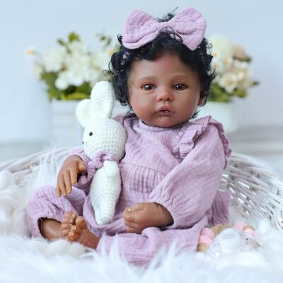 Realistic Reborn Baby Dolls Black Girl for Kids