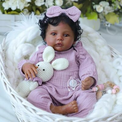 Realistic Reborn Baby Dolls Black Girl for Kids