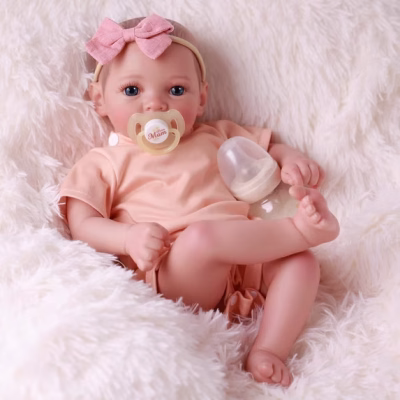 Reborn Baby Doll with Clothes Accessories for Kids