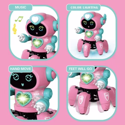 Robot Toy for Kids Smart Walking Dancing Robot with Flashing Eyes
