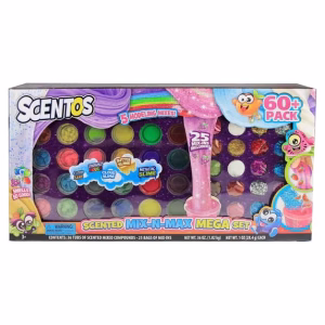 Scentos Scented Mix Max 61 Piece Mega Slime Dough and Sand Set