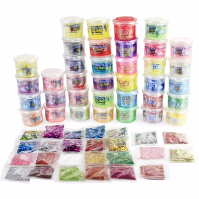 Scentos Scented Mix Max 61 Piece Mega Slime Dough and Sand Set