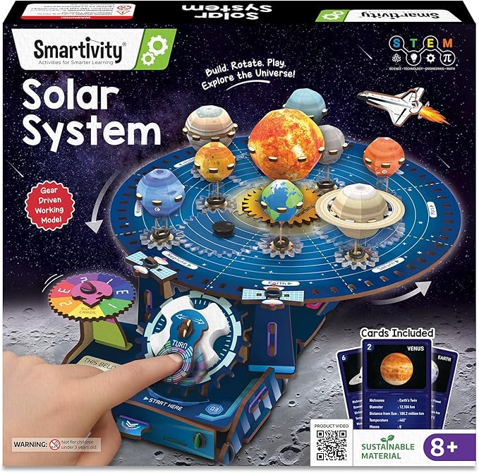 Smartivity Solar System Kit Gear-Driven Working Model of Planets