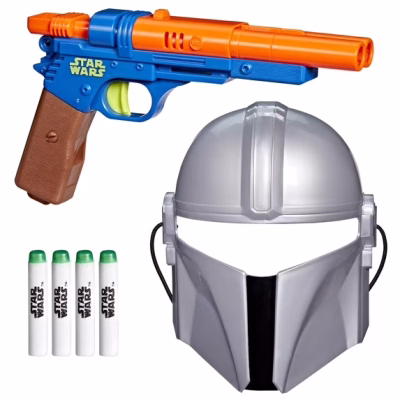 The Mandalorian Mask & Blaster Set NERF GlowStrike Blaster
