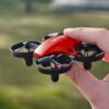 Veeniix V995 Red Mini Drone for Kids RC Quadcopter Plane