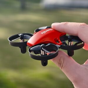 Veeniix V995 Red Mini Drone for Kids RC Quadcopter Plane