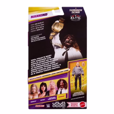 WWE Elite Collection Premium Live Event Mankind Action Figure Set