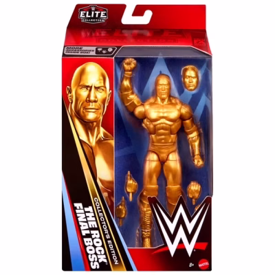 WWE Elite The Rock Action Figure Set
