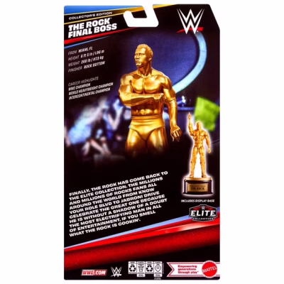WWE Elite The Rock Action Figure Set