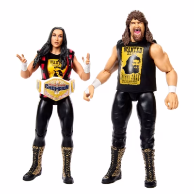 WWE Main Event Showdown Chelsea Green & Cactus Jack Action Figures Set