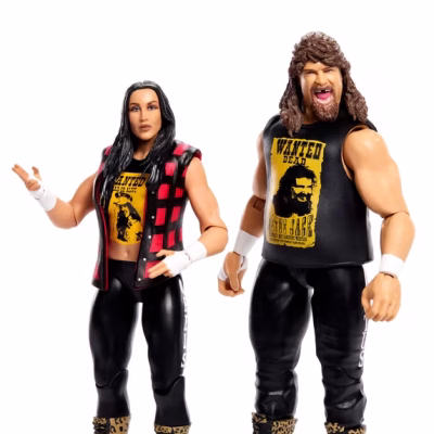 WWE Main Event Showdown Chelsea Green & Cactus Jack Action Figures Set