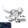 White Indominus Rex 6 inch Tall Dinosaur Action Figures