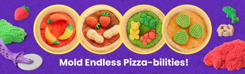 Kinetic Sand SquishPizza Activity Playset