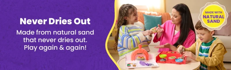 Kinetic Sand SquishPizza Activity Playset