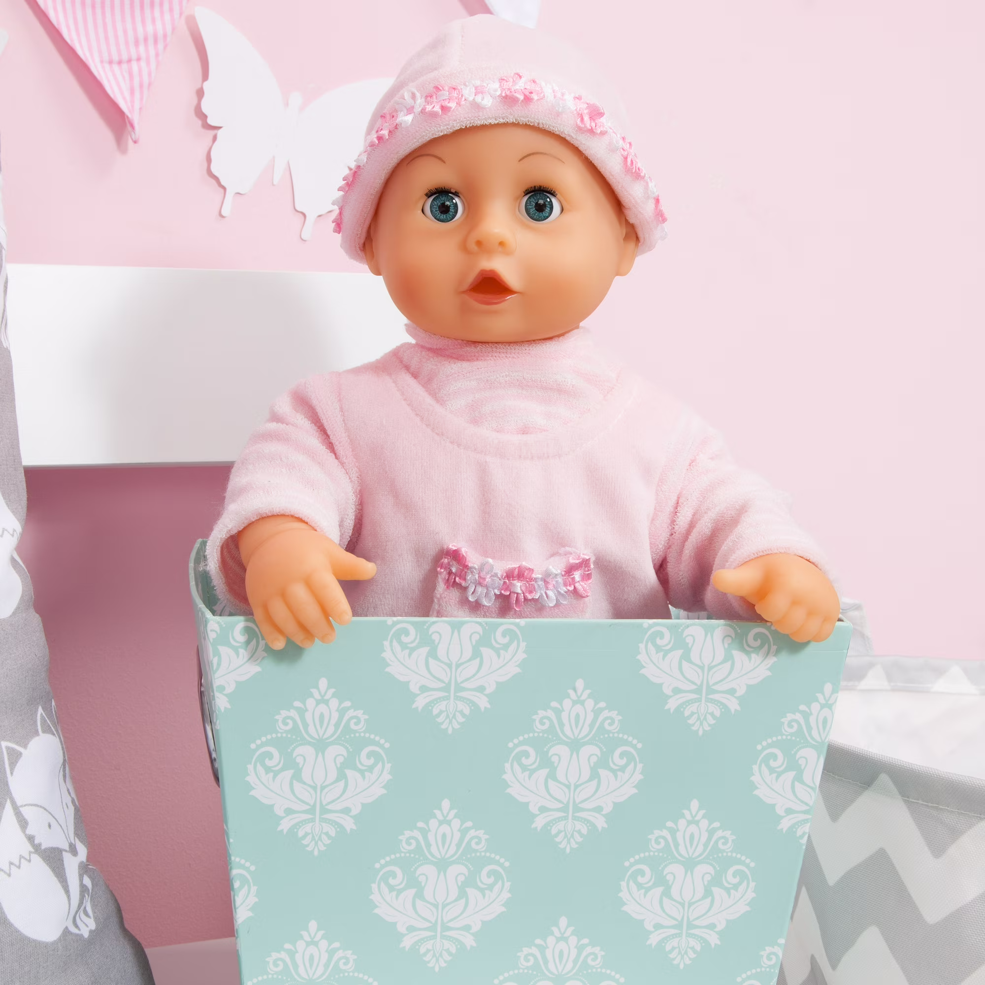 Baby Doll Soft Pink with Bottle and Pacifier for Children Baby Doll Soft Pink with Bottle and Pacifier for Children