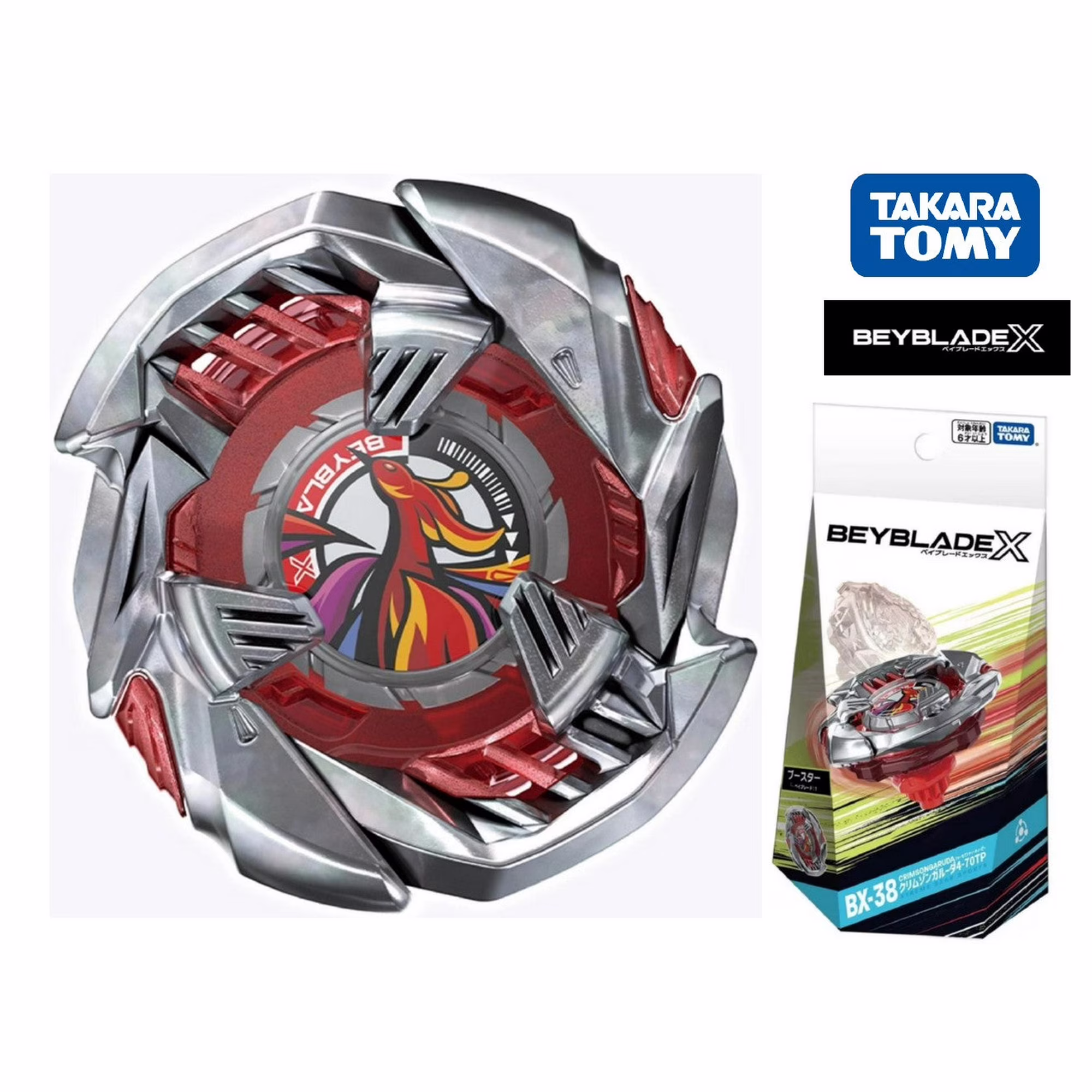 Beyblade X BX-38 Crimson Garuda 4-70TP