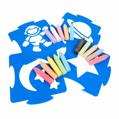 Crayola Sidewalk Chalk Stencils Games and Toys for Kids
