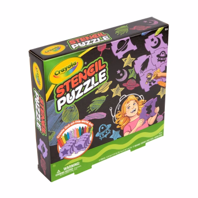 Crayola Sidewalk Chalk Stencils Games and Toys for Kids