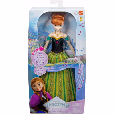 Disney Frozen Toy Singing Anna Doll in Signature Clothing