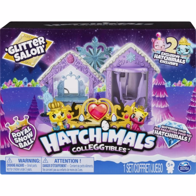 Hatchimals CollEGGtibles Glitter Salon Playset
