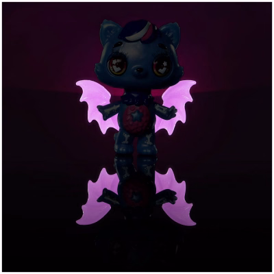 Hatchimals Glow up Magic Dusk Collectible Figure with Glow in the Dark Wings