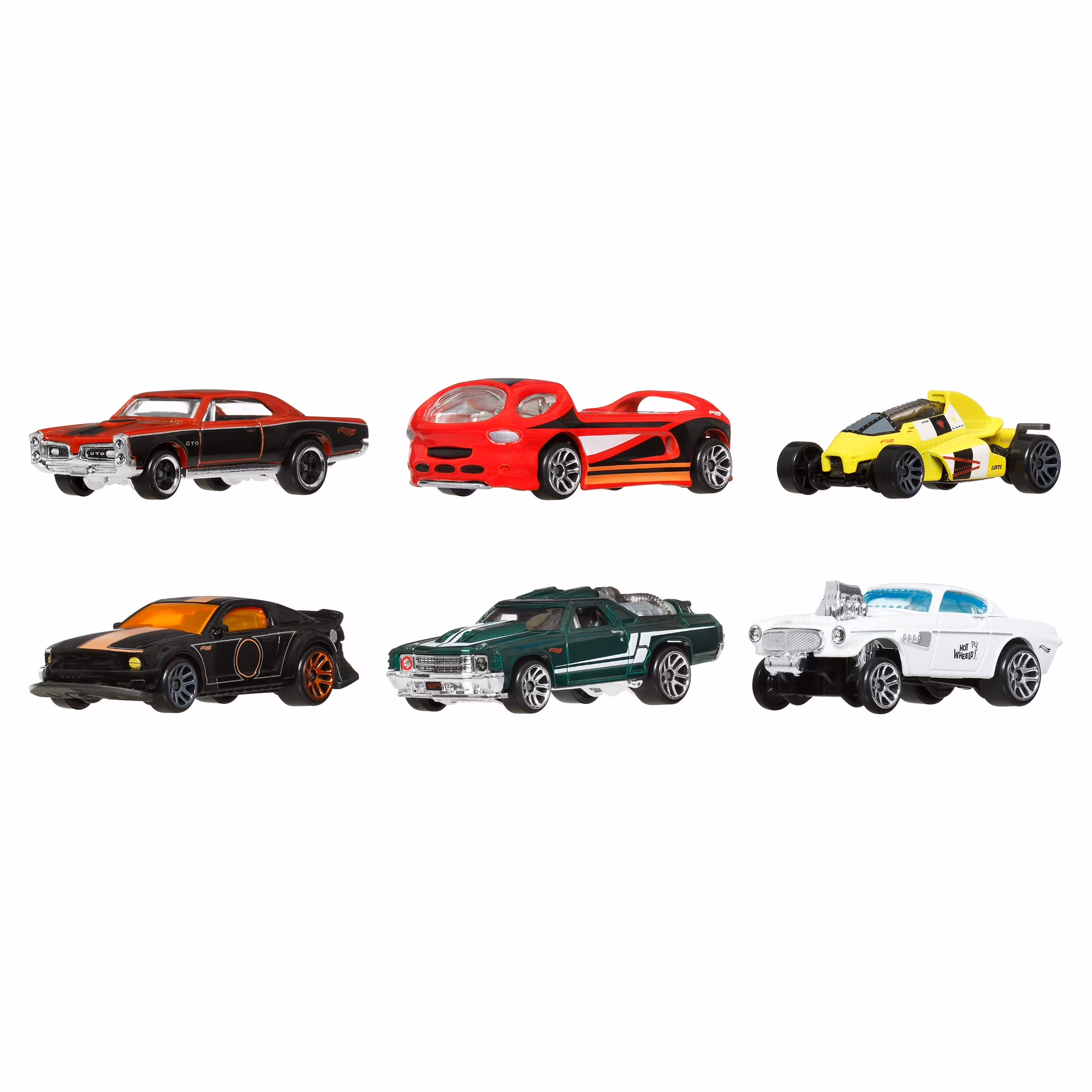 Hot Wheels Die Cast Toy Cars & Trucks Set of 6 Hot Wheels Die Cast Toy Cars & Trucks Set of 6