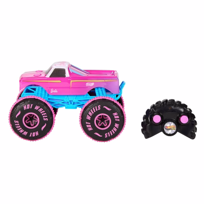 Hot Wheels Monster Trucks Barbie RC Toy Vehicle