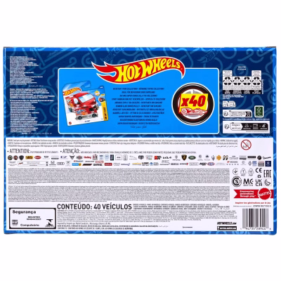 Hot Wheels Set of 40 Toy Race Cars Rescue Vehicles or Trucks