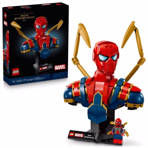 LEGO Marvel Iron Spider Man Bust Collectible Building Kit