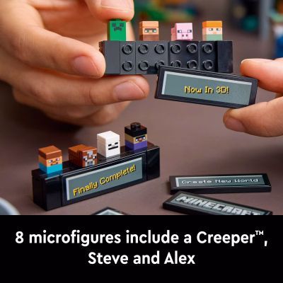 LEGO Minecraft The Crafting Table Building Set for Kids