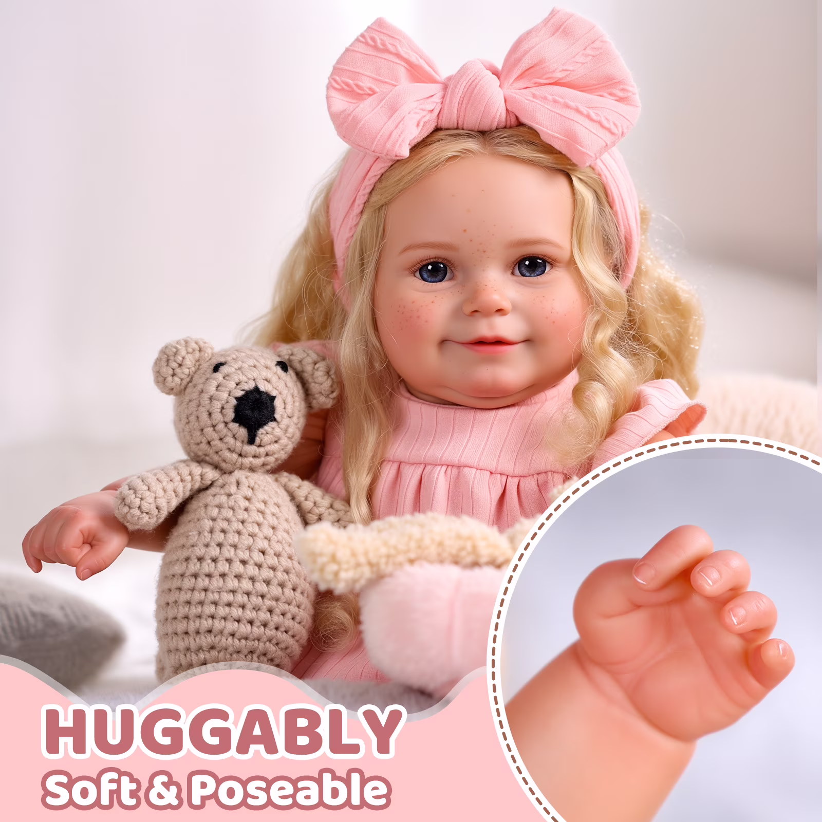 Lifelike Reborn Baby Dolls Soft Cloth Adorable Playful Doll Lifelike Reborn Baby Dolls Soft Cloth Adorable Playful Doll