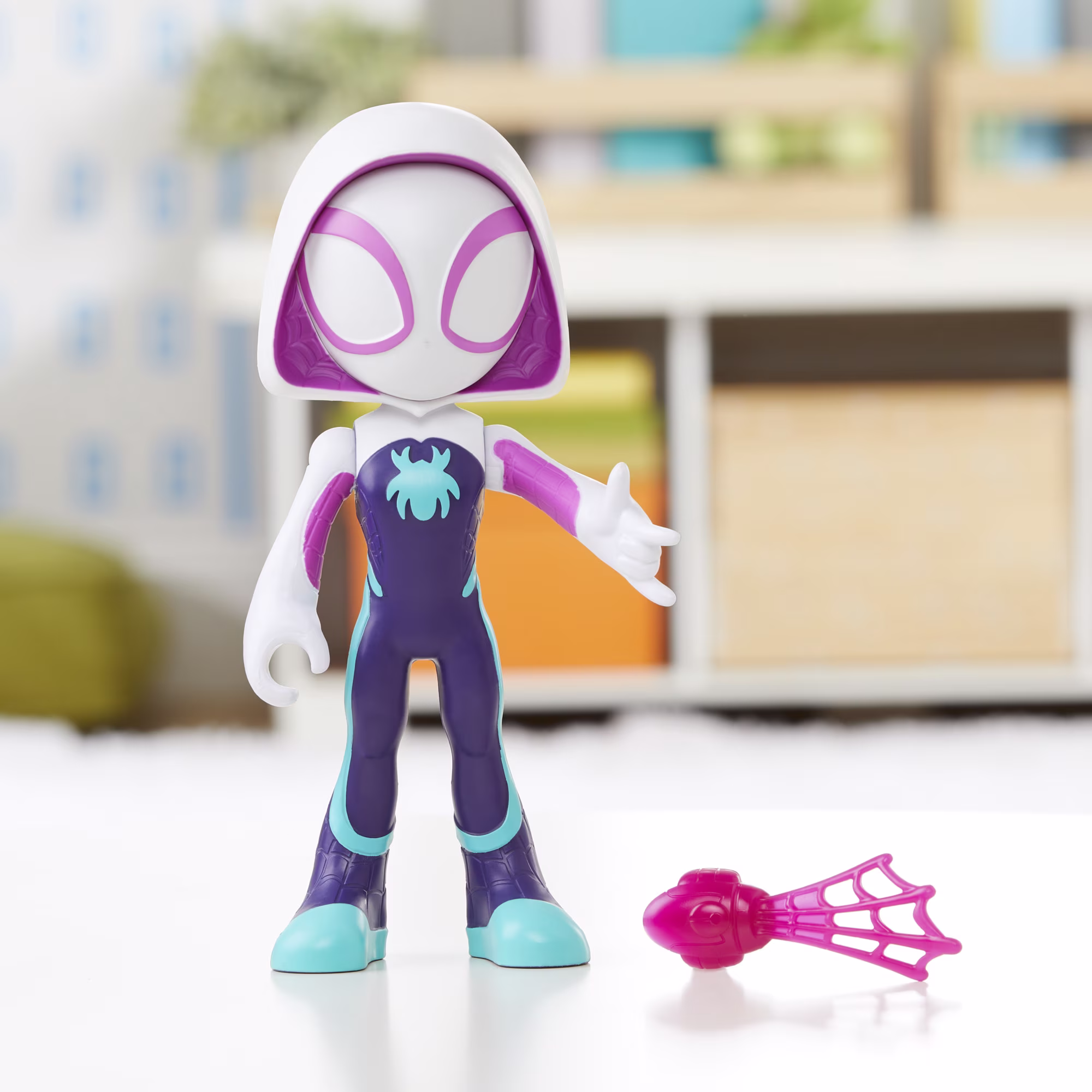 Marvel Spidey and His Amazing Friends Supersized Ghost Spider Action Figure Marvel Spidey and His Amazing Friends Supersized Ghost Spider Action Figure