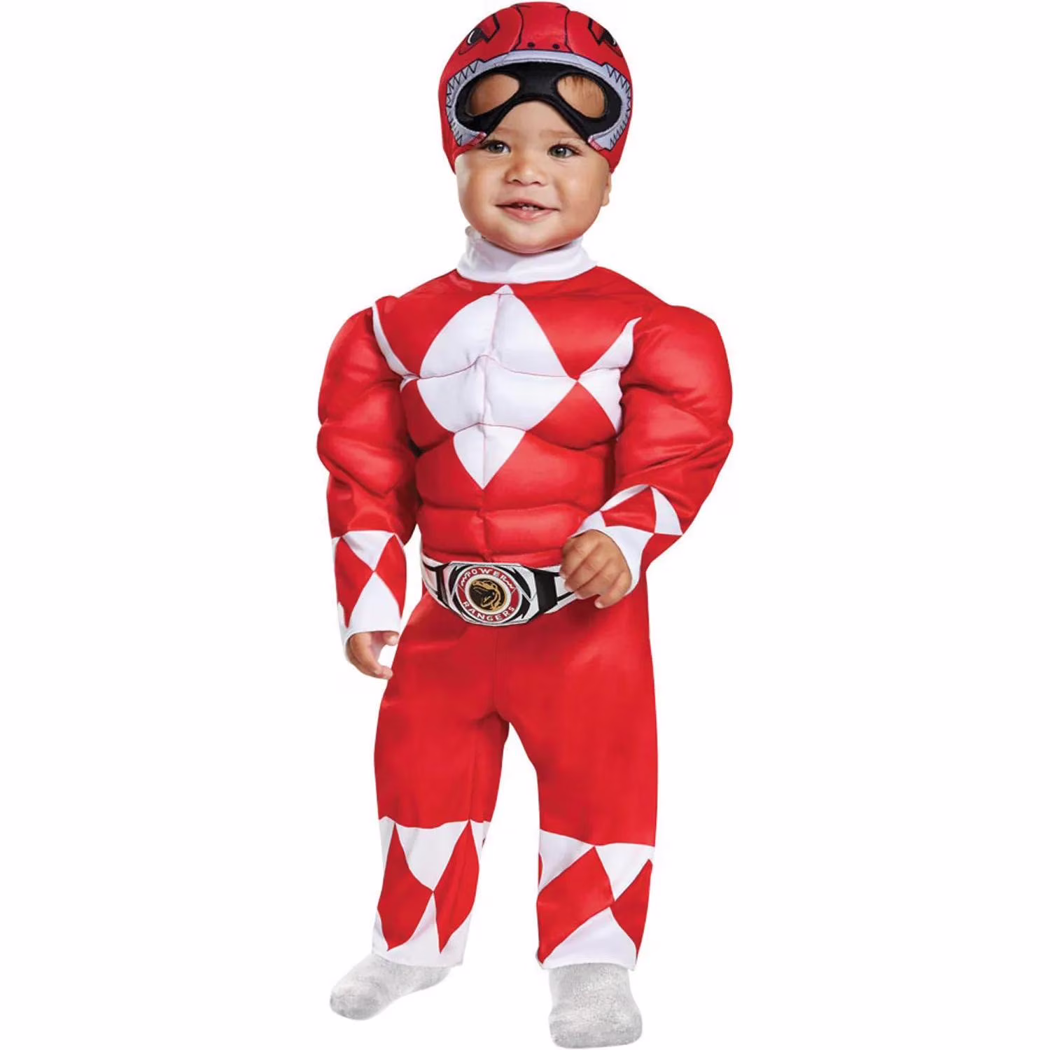 Mighty Morphin Red Ranger Muscle Jumpsuit Costume Mighty Morphin Red Ranger Muscle Jumpsuit Costume