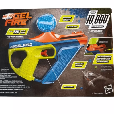 NERF Pro Gelfire Nightfall Uproar Blaster with 10,000 Glow in the Dark Rounds
