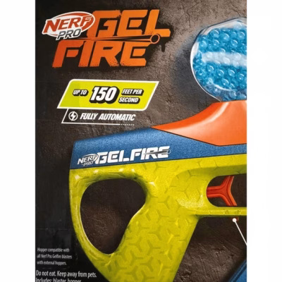 NERF Pro Gelfire Nightfall Uproar Blaster with 10,000 Glow in the Dark Rounds