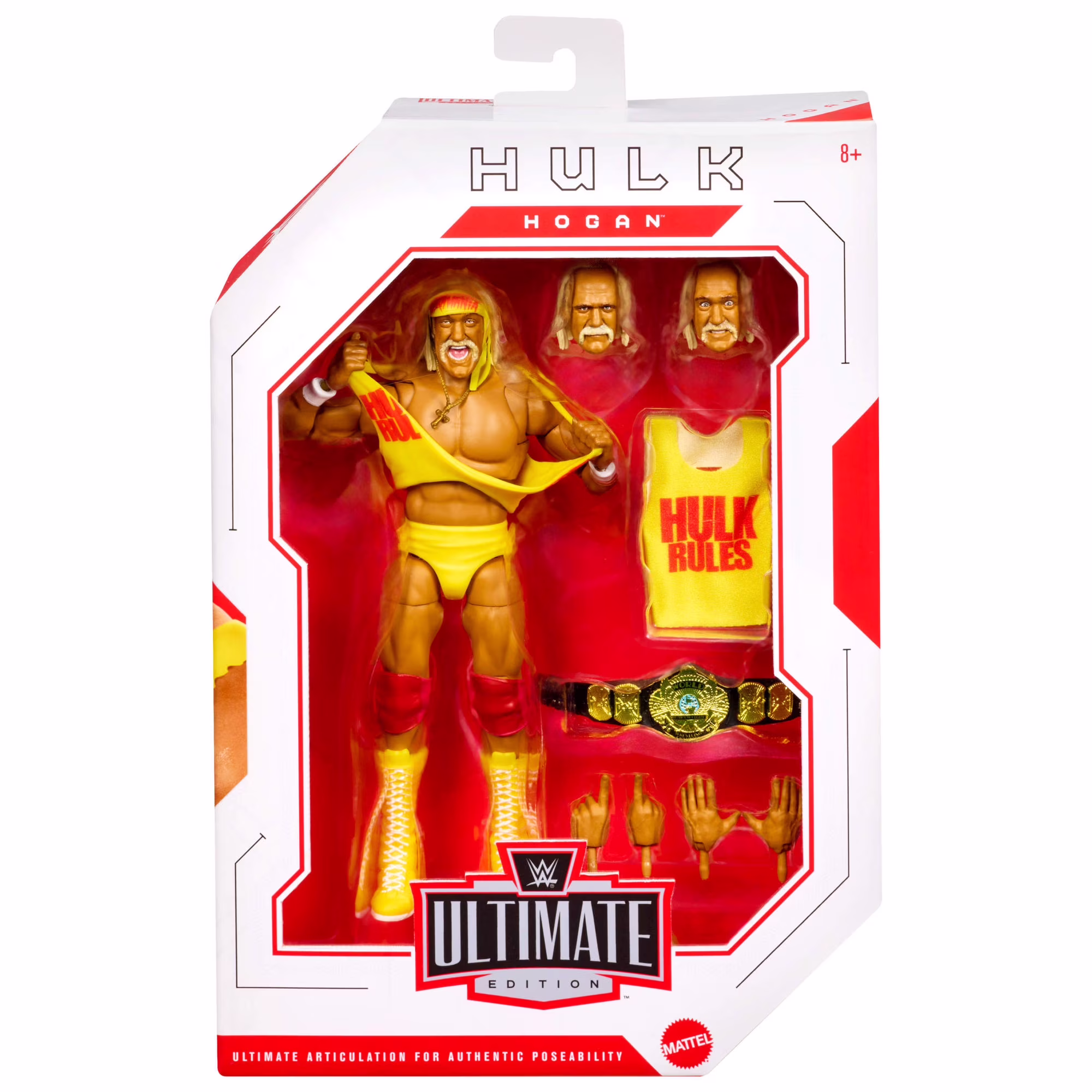 WWE Hulk Hogan Action Figure & Accessories Set WWE Hulk Hogan Action Figure & Accessories Set