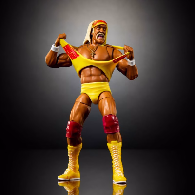 WWE Hulk Hogan Action Figure & Accessories Set