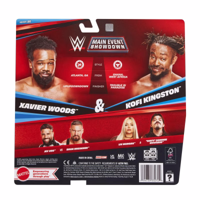 WWE Main Event Showdown Kofi Kingston & Xavier Woods Action Figures Set